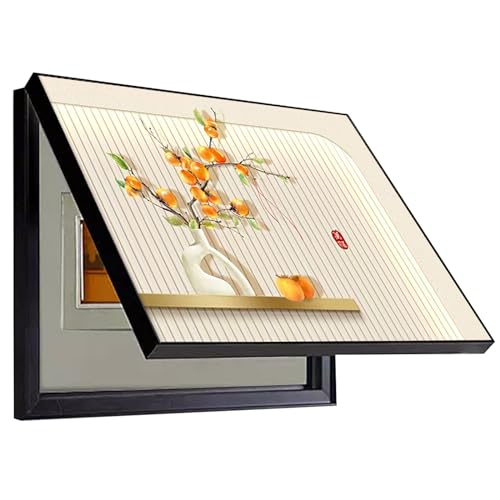 dvnFWKc Elektrische Panel Abdeckung, Dekorative Malerei for Verteilerkästen, dekorative Malerei for Schalttafeln, Landschaftsmalerei, Schaltkastenabdeckung, versteckte Malerei(C,21.6x17.7in) von dvnFWKc