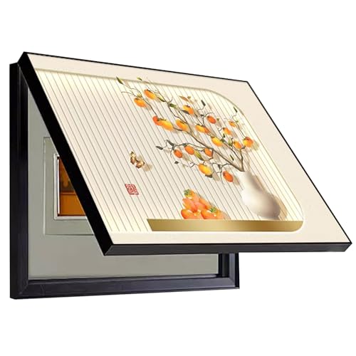 dvnFWKc Elektrische Panel Abdeckung, Dekorative Malerei for Verteilerkästen, dekorative Malerei for Schalttafeln, Landschaftsmalerei, Schaltkastenabdeckung, versteckte Malerei(D,19.6X15.7in) von dvnFWKc