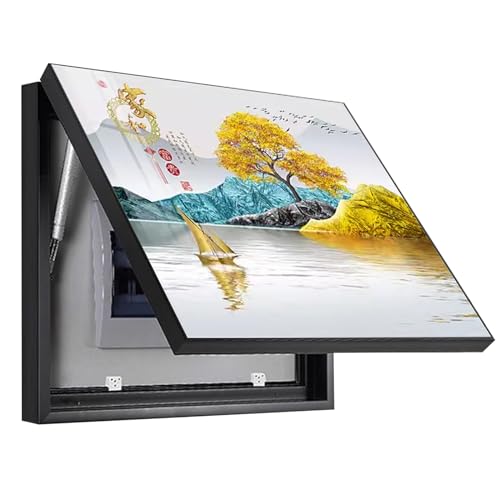 dvnFWKc Elektrische Panel Abdeckung, Elektrischer Zählerkasten dekorative Malerei Verteilerkastenschalter versteckte Malerei elektrische Zählerzähler dekorative Abdeckung(50x40cm/19.7x15.7inch) von dvnFWKc