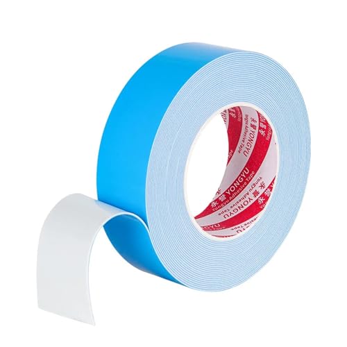 dvnFWKc Mehrzweckband, 10M Doppelseitiges Klebeband Hochleistungsmontage Verglasungsversiegelung Autoschaumband Schwamm Polyethylen Selbstklebendes doppelseitiges Schaumband(1MM*50MM) von dvnFWKc