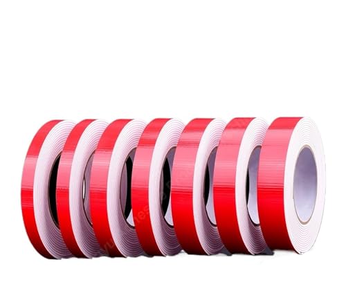 dvnFWKc Mehrzweckband, 10M Doppelseitiges Schaumstoffband Dämpfungstemperaturbeständiges Dichtungs-Festband Polyethylen Selbstklebendes PE-Schwamm-Doppelseitiges Klebeband(1MM*60MM) von dvnFWKc