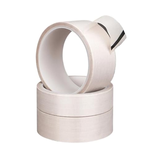 dvnFWKc Mehrzweckband, 10M Klebeband Hochtemperatur-Silikonband-Isolierung Stark klebendes Fiberglasband Wird for die Maschine zur Herstellung von Beutelversiegelungen verwendet(0.13MM*10MM) von dvnFWKc