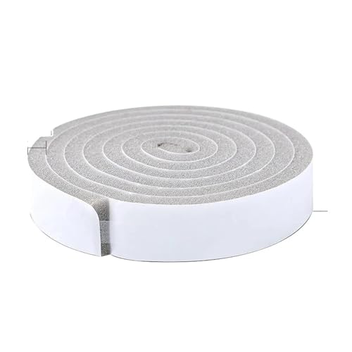 dvnFWKc Mehrzweckband, 4m Fensterdichtungsstreifen Schaumstoff Selbstklebendes Klebeband Winddicht Schalldichte Tür Wetterschutz Staubdichter Türnahtdichtungsstreifen(Gray,30mm) von dvnFWKc