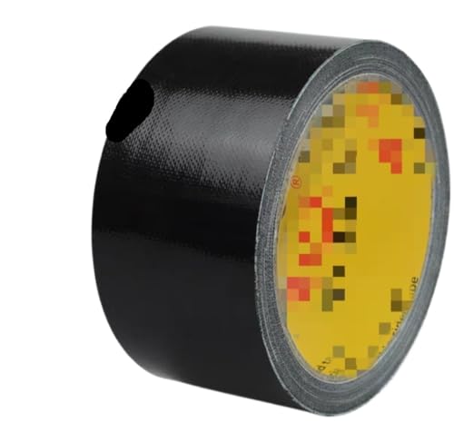 dvnFWKc Mehrzweckband, Superklebendes Gewebe-Klebeband, Fensterdichtungsband verhindert Windlecks, hält warm, blockiert Wasser und hinterlässt keinen Kleber, 2 Rollen(Black) von dvnFWKc