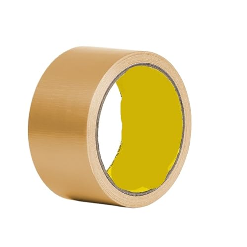 dvnFWKc Mehrzweckband, Superklebendes Gewebe-Klebeband, Fensterdichtungsband verhindert Windlecks, hält warm, blockiert Wasser und hinterlässt keinen Kleber, 2 Rollen(Yellow) von dvnFWKc