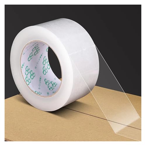 dvnFWKc Mehrzweckband, Verpackungsband, Gepäck, festes Artikelbündel, multifunktionales Klebeband, reißfestes, klares, Starkes Klebeband for Verschließen von Kartons(65M*45MM) von dvnFWKc