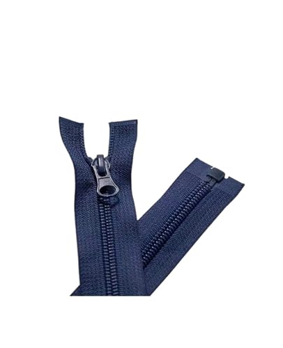 dvnFWKc Universaler Reißverschluss, 10 Stück 5# Nylon-Reißverschlüsse, selbstsichernder Einzelschieber, Verschiedene Größen, geeignet for Nähen von Zubehör for Taschen, Kleidung(Blue,80CM) von dvnFWKc