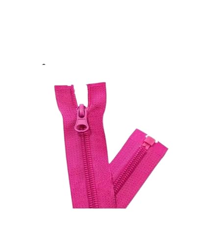 dvnFWKc Universaler Reißverschluss, 10 Stück 5# Nylon-Reißverschlüsse, selbstsichernder Einzelschieber, Verschiedene Größen, geeignet for Nähen von Zubehör for Taschen, Kleidung(Rose Red,70CM) von dvnFWKc