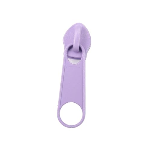 dvnFWKc Universaler Reißverschluss, 10 Stück Bunte Reißverschlussschieber for 5# Nylon-Reißverschlüsse, for Selbernähen, for Kleidung, Taschen, Bettdecken, Kleidungsstücke(Light Purple) von dvnFWKc