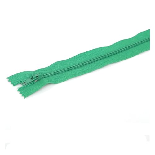 dvnFWKc Universaler Reißverschluss, 10 stücke 20 cm Länge Nylon Spule Reißverschlüsse Schneider Kleidungsstück Nähen Zubehör(Green) von dvnFWKc