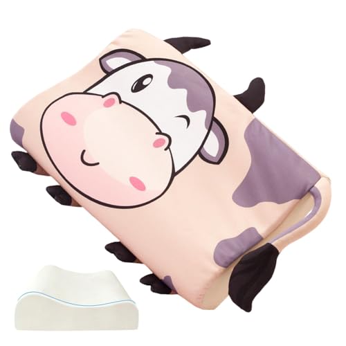 Cartoon Kinder Kissen Nackenkissen, Einzigartige Tiere Schlummerkissen Kinder, Nickerchenkissen für Kinderbett, Kinderschlafkissen, hautfreundliches Schlafkissen für Kinder, Kleinkinder, Oma Kuh Cartoon Kinder Kissen Nackenkissen, Einzigartige Tiere Schlummerkissen Kinder, Nickerchenkissen für Kinderbett, Kinderschlafkissen, hautfreundliches Schlafkissen für Kinder, Kleinkinder, Oma Kuh von dzqad