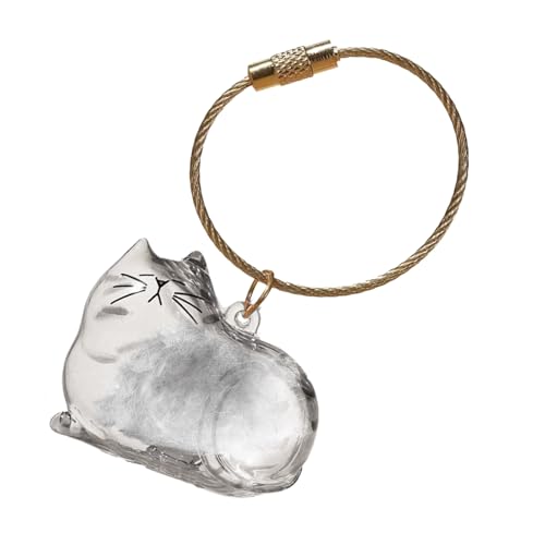 dzqad Katzen Haar Speicher Flasche, Katzenhaar Aufbewahrungsflasche, Katzenhaarspeicher Kapseln Flasche, Klarer Kätzchen Haar Lagerung Kasten dzqad Katzen Haar Speicher Flasche, Katzenhaar Aufbewahrungsflasche, Katzenhaarspeicher Kapseln Flasche, Klarer Kätzchen Haar Lagerung Kasten von dzqad