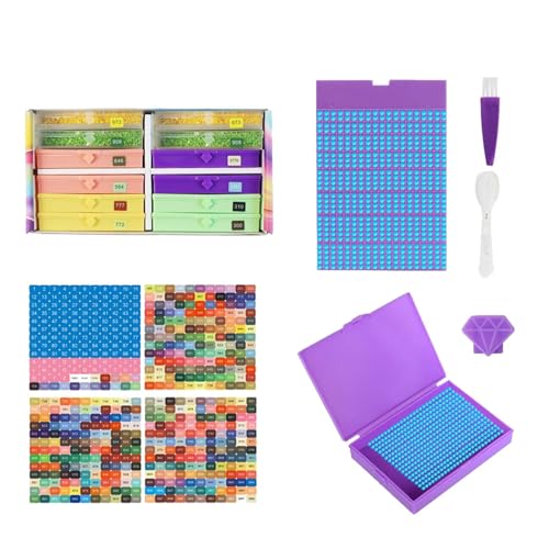 dzqad Rhinestone Kunst Aufbewahrungsboxen | Strassstein Zubehör Aufbewahrungsständer | Werkzeugboxen Tablett Organizer Für Jugendliche Erwachsene Bastler dzqad Rhinestone Kunst Aufbewahrungsboxen | Strassstein Zubehör Aufbewahrungsständer | Werkzeugboxen Tablett Organizer Für Jugendliche Erwachsene Bastler von dzqad