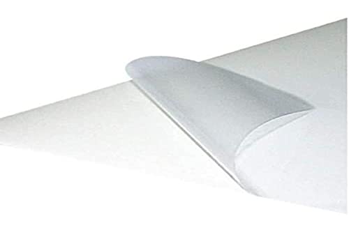Polyester (PVC), weiß, glänzend, selbstklebend, 100 Blatt A4 für Laserdrucker von e-dama