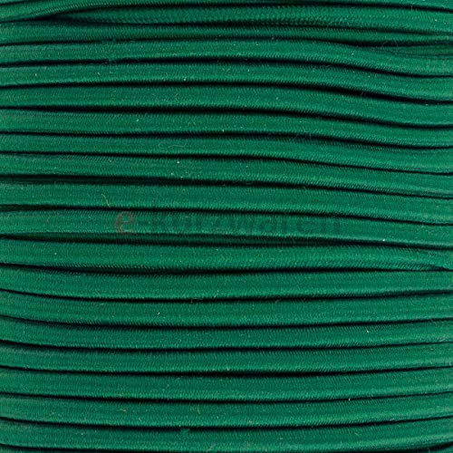 e-kurzwaren 5m Gummikordel 1mm / 2mm / 2,5mm / 3mm / 4mm / 5mm Hutgummi hochwertig Rundgummi Gummischnur elastisch Handwerk 32 Farben von e-kurzwaren
