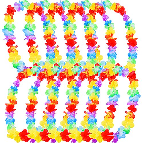 eBoot - Hawaiianische Blumen-Halsketten, Strandparty, Mehrfarbig, Blumen-Necklace eBoot - Hawaiianische Blumen-Halsketten, Strandparty, Mehrfarbig, Blumen-Necklace von EBOOT