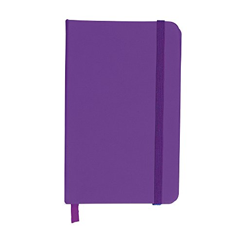 eBuyGB Notizbuch, A5, gebunden, liniert, Violett von eBuyGB