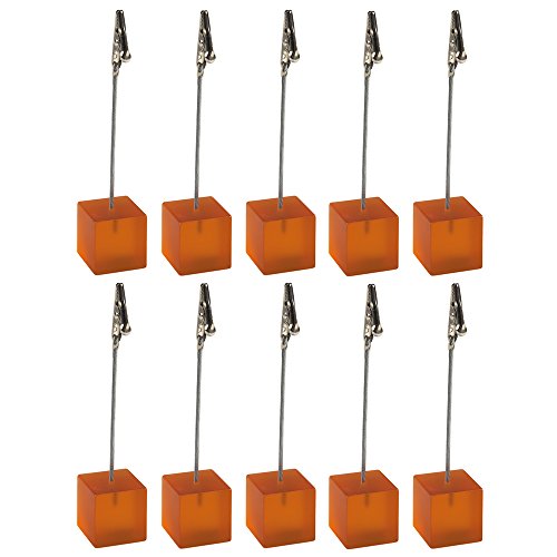 eBuyGB Tischkarte Holder-Wedding Name geschirrservices Marker-Shop Display Preis X 10, Kunstharz, transparent orange, 14,5 x 11.91 X 2,49 cm eBuyGB Tischkarte Holder-Wedding Name geschirrservices Marker-Shop Display Preis X 10, Kunstharz, transparent orange, 14,5 x 11.91 X 2,49 cm von eBuyGB