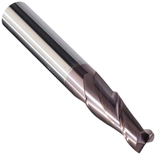 2mm Vollhartmetall Schaftfräser | 2 Schneiden | Helix 35 | 3-fache Schneidenlänge von eChain Tool