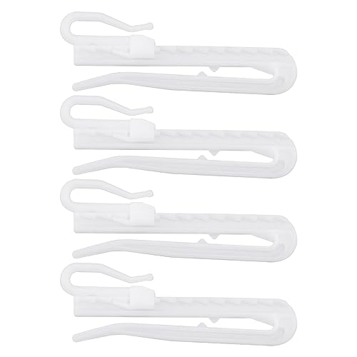 eMagTech 100 Stück Vorhänge, Haken, 70 mm, tiefe Passform, Klemmfalten, Haken aus Kunststoff, Verriegelung, Band, Clips, Kleiderbügel für Duschtür, Fenster, Vorhänge, Weiß eMagTech 100 Stück Vorhänge, Haken, 70 mm, tiefe Passform, Klemmfalten, Haken aus Kunststoff, Verriegelung, Band, Clips, Kleiderbügel für Duschtür, Fenster, Vorhänge, Weiß von eMagTech