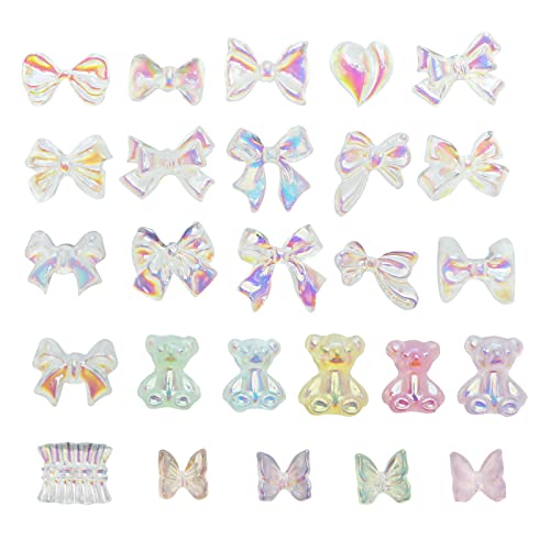 eMagTech 200 Stück 3D Bär Nagel Charms Schmetterling Nail Art Dekorationen Schleife Nagel Ornamente Harz Nail Art Zubehör für Frauen Mädchen Salon Home DIY Nail Art Supplies eMagTech 200 Stück 3D Bär Nagel Charms Schmetterling Nail Art Dekorationen Schleife Nagel Ornamente Harz Nail Art Zubehör für Frauen Mädchen Salon Home DIY Nail Art Supplies von eMagTech
