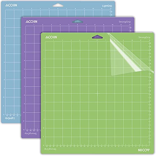 AOOIIN Schneidematte für Cricut Explore One/Air/Air 2/Maker, 3 Packungen, Ersatz-Zubehör für Cricut von AOOIIN