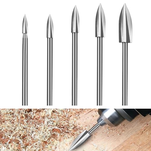 Holzschnitzwerkzeug Fräser mit 3mm Schaft, Kompatibel mit anderen Rotationswerkzeugen für Detailreiche Holzarbeiten Holzschnitzwerkzeug Fräser mit 3mm Schaft, Kompatibel mit anderen Rotationswerkzeugen für Detailreiche Holzarbeiten von eModwey