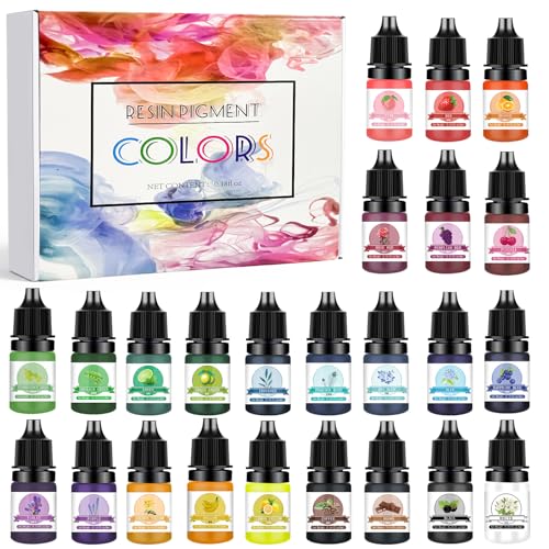 ePicsoa Kerzenfarbe, 24 Farben Flüssig Kerzenfarbe für DIY Kerze, Hochkonzentriert, Geeignet für Bienenwachs, Sojawachs, Paraffinwachs, Geleewachs, je 5ml ePicsoa Kerzenfarbe, 24 Farben Flüssig Kerzenfarbe für DIY Kerze, Hochkonzentriert, Geeignet für Bienenwachs, Sojawachs, Paraffinwachs, Geleewachs, je 5ml von ePicsoa