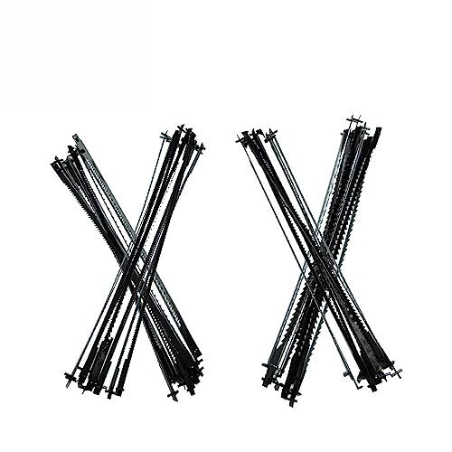easyhaha 48 Stück 135 mm 5 Zoll Dekupiersägeblätter mit Stiftende 10/15/18/24 TPI easyhaha 48 Stück 135 mm 5 Zoll Dekupiersägeblätter mit Stiftende 10/15/18/24 TPI von easyhaha