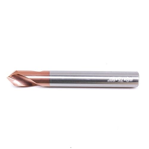 easyhaha HRC55 90 Grad Punktbohrer for die Bearbeitung von Lochbohrern, Anfaswerkzeugen, 3 mm, 4 mm, 5 mm, 6 mm, 8 mm, 10 mm, Wolframkarbidstahl, 1 Stück (Size : 1pcs, Color : 12mm) von easyhaha