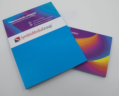 Elektrostatisch selbstklebendes Notizpapier | Blau, 100x190 mm, 100 Blatt Notizbuch | Haftet an allen Oberflächen ohne Magnete, Pins oder Klebstoff | Große Static Sticky Notes Elektrostatisch selbstklebendes Notizpapier | Blau, 100x190 mm, 100 Blatt Notizbuch | Haftet an allen Oberflächen ohne Magnete, Pins oder Klebstoff | Große Static Sticky Notes von easynotes