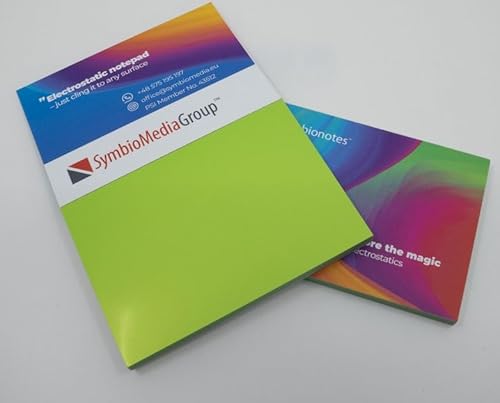 Elektrostatisch selbstklebendes Notizpapier | Grün, 210x297 mm, 100 Blatt Notizbuch | Haftet an allen Oberflächen ohne Magnete, Pins oder Klebstoff | Große Static Sticky Notes Elektrostatisch selbstklebendes Notizpapier | Grün, 210x297 mm, 100 Blatt Notizbuch | Haftet an allen Oberflächen ohne Magnete, Pins oder Klebstoff | Große Static Sticky Notes von easynotes