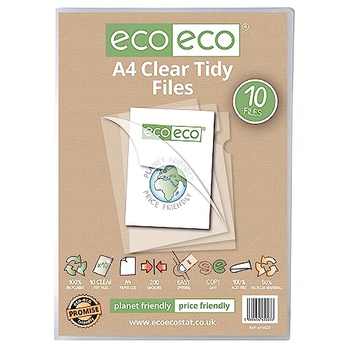 eco-eco eco023 Aktenordner, A4, 50% recycelt, 10 Stück von eco-eco