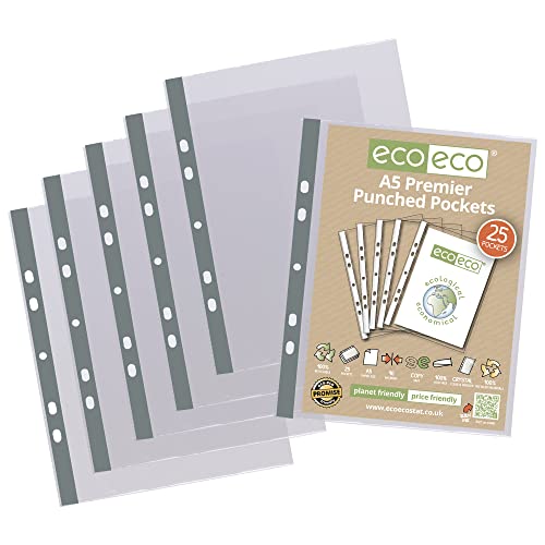 eco-eco A5 100% Recycelt Sack 25 Premier Multi Prospekthüllen von eco-eco