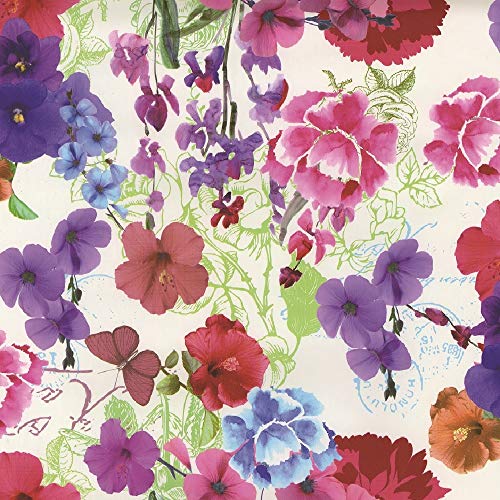 ecosoul Wachstuchtischdecke Alice Blumen bunt Wachstischdecke Schutzdecke Gartentischdecke glatt abwaschbar Meterware Breite:140cm Länge:140cm ecosoul Wachstuchtischdecke Alice Blumen bunt Wachstischdecke Schutzdecke Gartentischdecke glatt abwaschbar Meterware Breite:140cm Länge:140cm von ecosoul