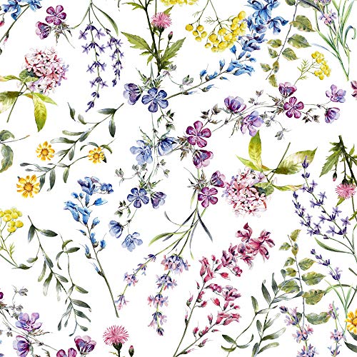 ecosoul Wachstuchtischdecke Blumenwiese Blumenmotiv Blumen Sommer weiß bunt Meterware glatt abwaschbar Outdoor Tischdecke Breite:140cm Länge:240cm ecosoul Wachstuchtischdecke Blumenwiese Blumenmotiv Blumen Sommer weiß bunt Meterware glatt abwaschbar Outdoor Tischdecke Breite:140cm Länge:240cm von ecosoul