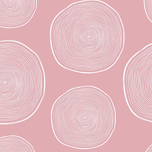 ecosoul Wachstuchtischdecke Oslo rosa weiß Punkte Kreise (8,-€/Meter) Wachstischdecke Schutzdecke Gartentischdecke abwaschbar Meterware Breite:140cm Länge:100cm von ecosoul