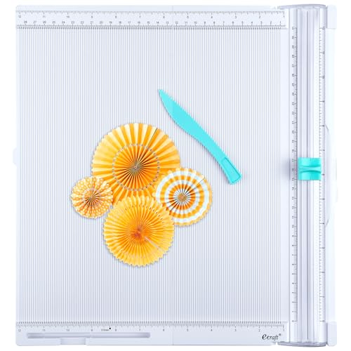 Ecraft Papierschneidebrett: 30,5 x 30,5 cm Bastelpapierschneider, zusammenklappbar und Punktezähler für Bucheinband, Geschenkbox, Foto usw Ecraft Papierschneidebrett: 30,5 x 30,5 cm Bastelpapierschneider, zusammenklappbar und Punktezähler für Bucheinband, Geschenkbox, Foto usw von ecraft