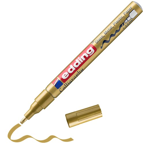 edding 753 CR calligraphy paintmarker gold von edding