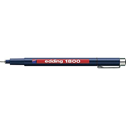 EDDING 1800-03-001 Faserzeichner profipen - 0,35 mm, schwarz EDDING 1800-03-001 Faserzeichner profipen - 0,35 mm, schwarz von edding