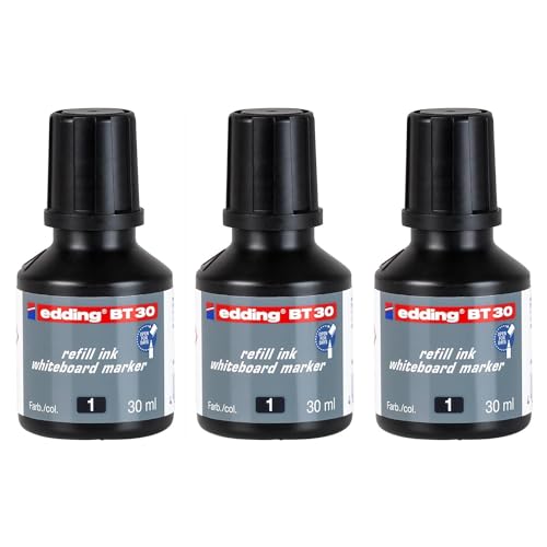 EDDING 3 Flaschen 30 ml Nachfülltinte Rot BT 30 für Whiteboard-Marker EDDING 3 Flaschen 30 ml Nachfülltinte Rot BT 30 für Whiteboard-Marker von edding