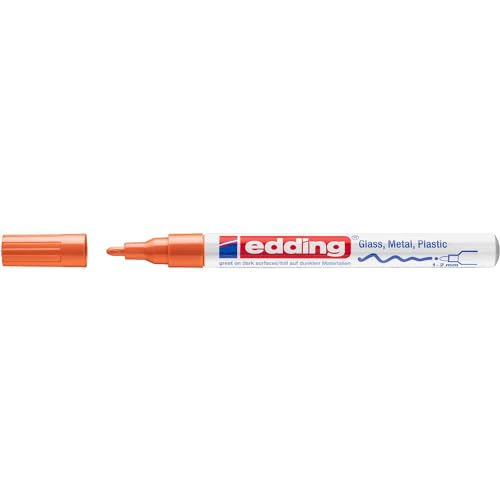 Edding 10 Stück Marker, glänzend, 751, Orange, runde Spitze, 1-2 mm Edding 10 Stück Marker, glänzend, 751, Orange, runde Spitze, 1-2 mm von edding