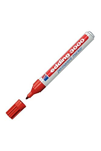Edding 3000 Permanentmarker 20 Stk. Rot (Rot) von edding