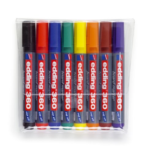 Edding 360/4S - 360 Whiteboard Marker Bullet Tip 1.5-3mm Assrtd PK4 Edding 360/4S - 360 Whiteboard Marker Bullet Tip 1.5-3mm Assrtd PK4 von edding