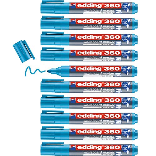 Edding 360 Whiteboard Marker – Licht blau Edding 360 Whiteboard Marker – Licht blau von edding
