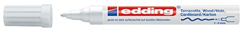 Edding 4040-049 4040 Lackmalstift-Marker Creative, 1-2 mm, weiß/matt Edding 4040-049 4040 Lackmalstift-Marker Creative, 1-2 mm, weiß/matt von edding