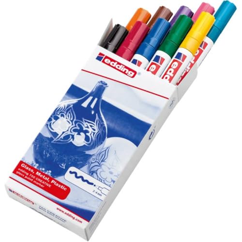 edding 750 creative marker set basic 4-750-9-999 Lackmarker Schwarz, Rot, Blau, Grün, Gelb, Orange, Braun, Violett, Ros edding 750 creative marker set basic 4-750-9-999 Lackmarker Schwarz, Rot, Blau, Grün, Gelb, Orange, Braun, Violett, Ros von edding