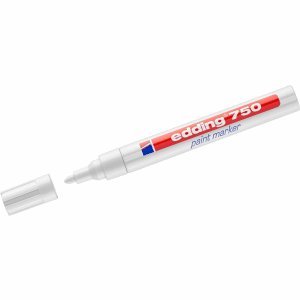 Edding 750 weiß 10pièce (S) Paint Marker – Marker, Malerei (weiß, weiß, 2 mm, 4 mm, 10 Stück (S)) von edding