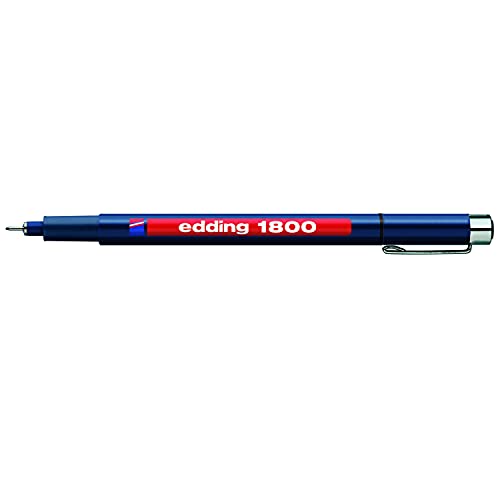 Edding Faserzeichner edding 1800 profipen 0.1, ca. 0,25 mm, schwarz Edding Faserzeichner edding 1800 profipen 0.1, ca. 0,25 mm, schwarz von edding
