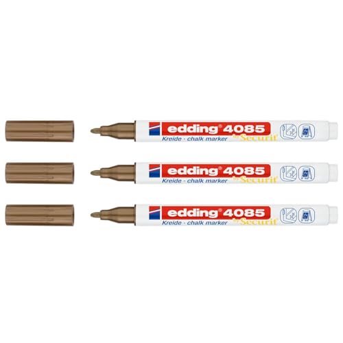 EDDING 3 Stück Flüssigkreide-Marker 4085 Kupfer, runde Spitze, 1-2 mm EDDING 3 Stück Flüssigkreide-Marker 4085 Kupfer, runde Spitze, 1-2 mm von edding